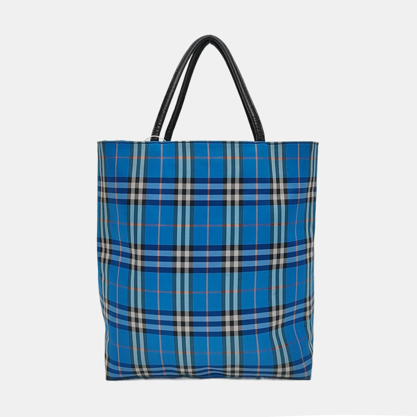 BURBERRY Tote bag Blue Nylon Printed Tote Bag Silver Hardware-(SKU)-957596394