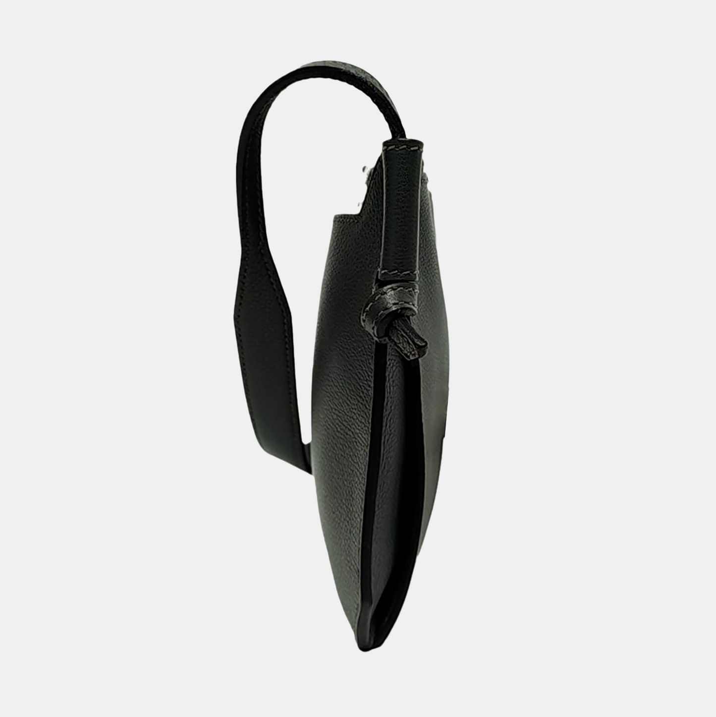 HERMÈS Ultrapla Hurricane Blue Evercolor Leather Single Shoulder Bag Crossbody Bag Silver Hardware Z-(SKU)-957462162