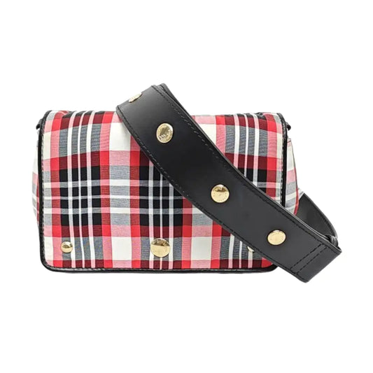 BURBERRY Colorblock Fabric Single Shoulder Bag Crossbody Bag Silver Hardware Removable shoulder strap-(SKU)-957481216