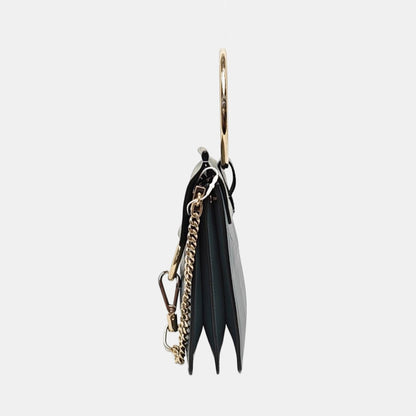 Chloé Faye Small size Blue Cow Leather Crossbody Shoulder Bag with Shoulder Strap Golden Silver Hardware Removable shoulder strap-(SKU)-957568075