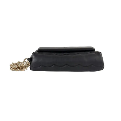 Chloé Black Cowhide Quilted Handbag Golden hardware-(SKU)-957491982