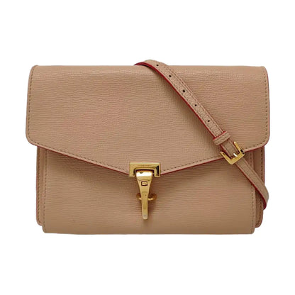 BURBERRY Macken Small size Khaki Cowhide Crossbody Single Shoulder Bag Golden hardware-(SKU)-957870799