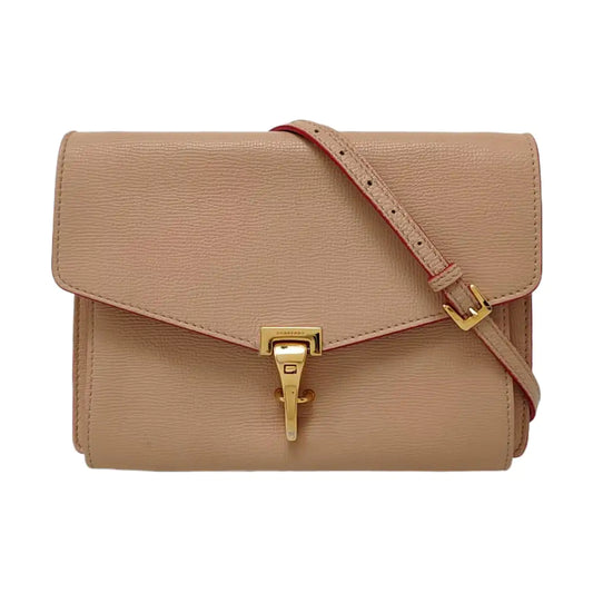 BURBERRY Macken Small size Khaki Cowhide Crossbody Single Shoulder Bag Golden hardware-(SKU)-957870799