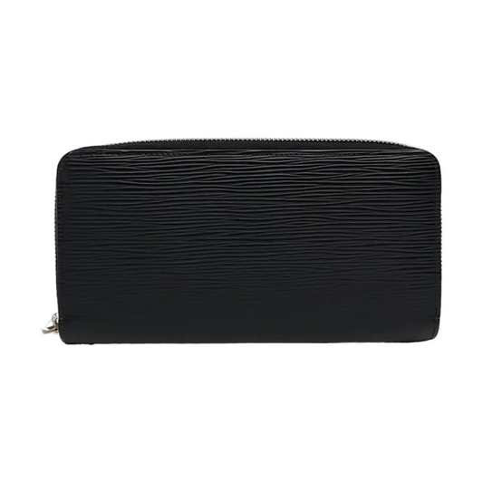 LOUIS VUITTON BlackEPI牛皮水波纹钱包 Silver Hardware-(SKU)-957987232