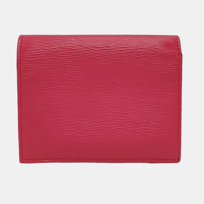 PRADA Fuchsia Leather Wallet Golden hardware-(SKU)-958110711