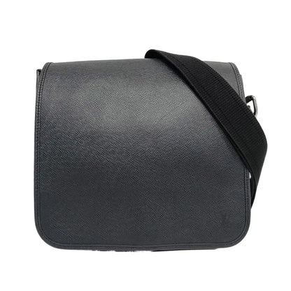 LOUIS VUITTON ANDREI Black Cowhide Single Shoulder Bag Crossbody Bag Silver Hardware-(SKU)-958721089