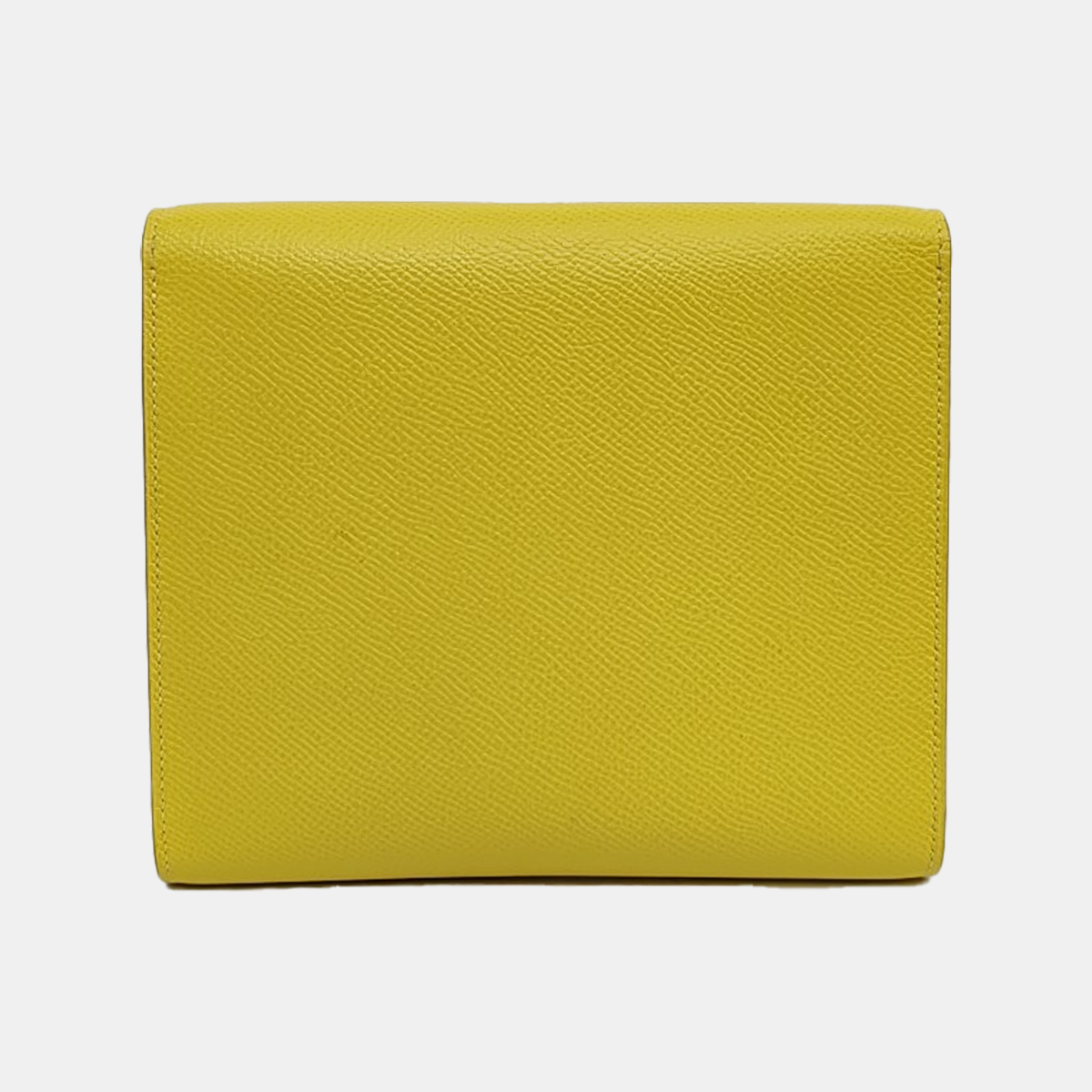 HERMÈS Clic 16 Lemon Yellow Epsom Calfskin Crossbody Shoulder Bag with Detachable Strap and Golden Hardware, D-(SKU)-959029561