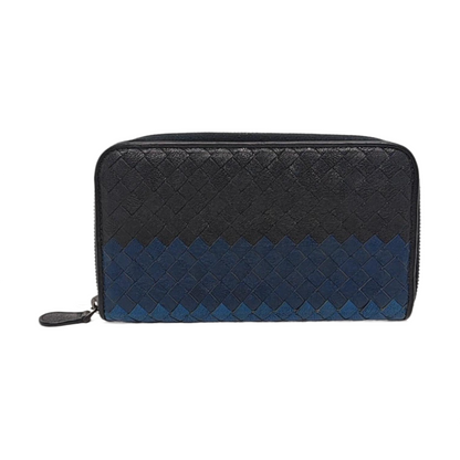 BOTTEGA VENETA Multicolor Calfskin Woven Wallet Black hardware-(SKU)-958932470