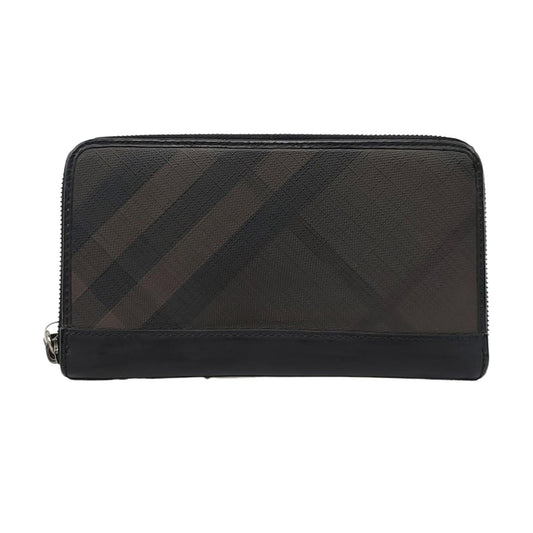 BURBERRY Multicolor Coated Canvas Wallet Silver Hardware-(SKU)-958959438