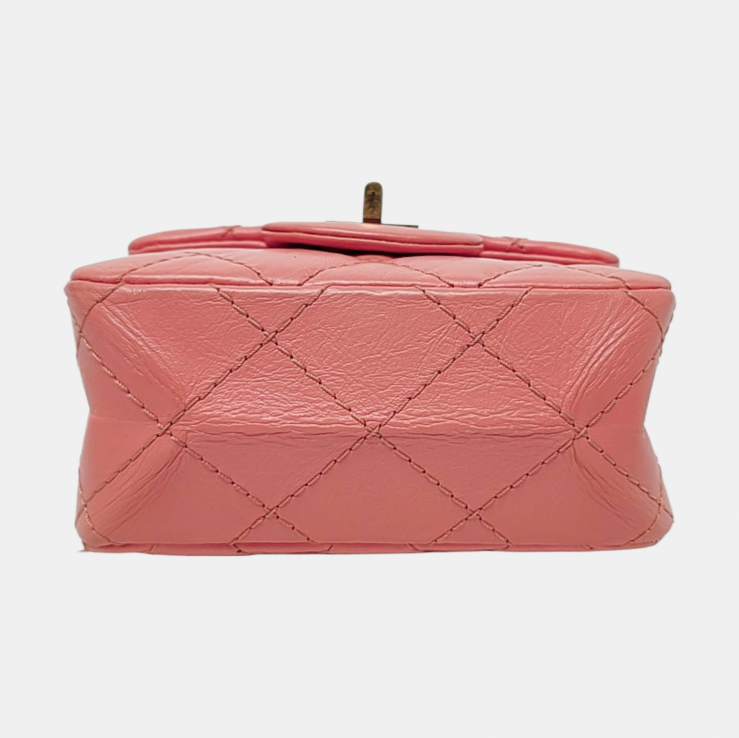 CHANEL 2.55 Pink Lamb Skin Quilted Shoulder Bag and Crossbody with Detachable Strap, Gold Hardware, 30 Compartments-(SKU)-959226683