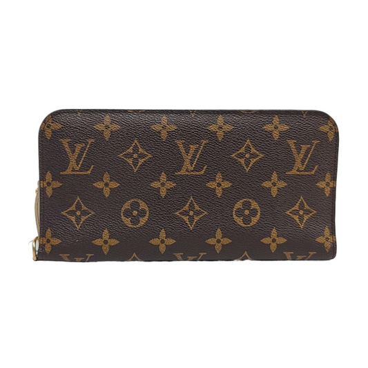 LOUIS VUITTON INSOLITE Brown coated canvas vintage wallet Golden hardware-(SKU)-959102208
