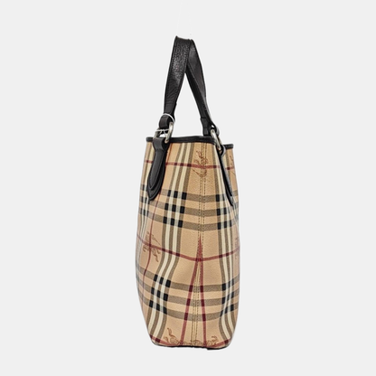 BURBERRY Tote bag Brown Coated Canvas Tote Bag Golden hardware-(SKU)-959310440