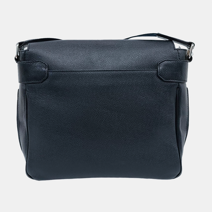 LOUIS VUITTON ROMAN Blue Cowhide Crossbody Bag Silver Hardware-(SKU)-959266861