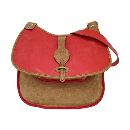 BALENCIAGA Le Cagole Brown Suede Crossbody Single Shoulder Bag Golden hardware-(SKU)-959493893