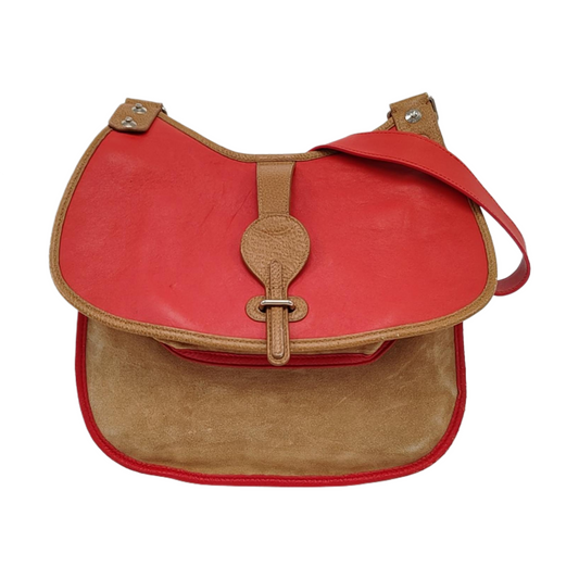 BALENCIAGA Le Cagole Brown Suede Crossbody Single Shoulder Bag Golden hardware-(SKU)-959493893