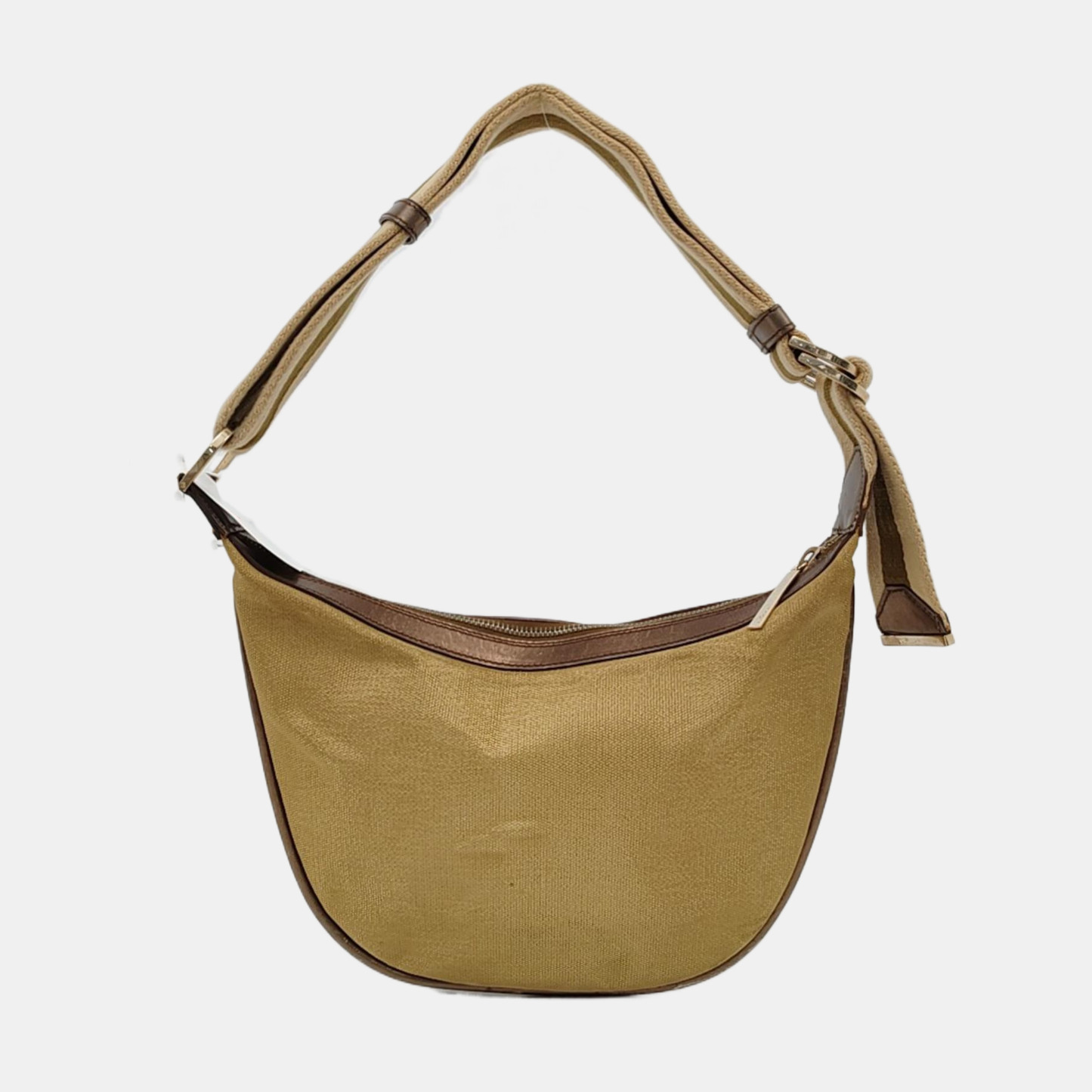 GUCCI GG Marmont Khaki Fabric Handbag Golden hardware-(SKU)-959772601