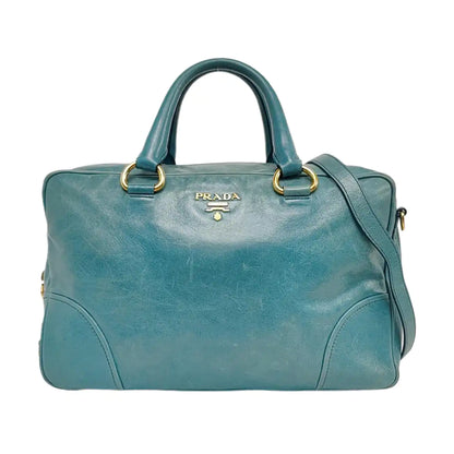 PRADA Tote bag Light Blue Cowhide Crossbody Tote Shoulder Bag Golden hardware Removable shoulder strap-(SKU)-959563238