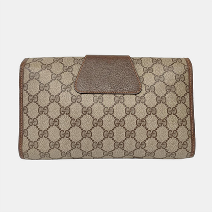 GUCCI Ebony Canvas Handbag Golden hardware-(SKU)-959784440