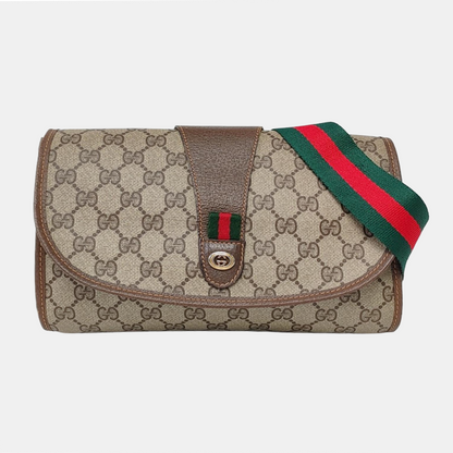 GUCCI Ebony Canvas Handbag Golden hardware-(SKU)-959784440