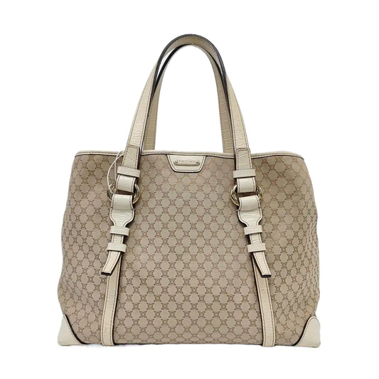 CELINE Brown Canvas Triumph Monogram Single Shoulder Bag Tote Bag Golden hardware-(SKU)-959689180
