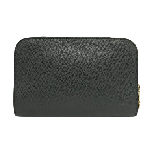 LOUIS VUITTON BAIKAL Dark Green Cow Leather Handbag Tote Golden hardware-(SKU)-960205734