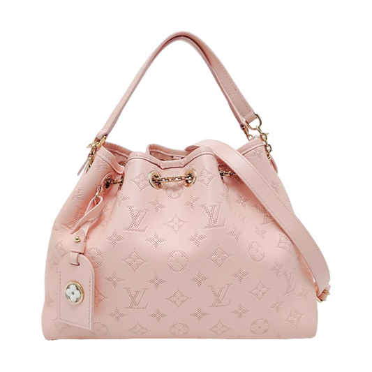 LOUIS VUITTON BUNDLE pink leather Monogram embossed crossbody bag handbag shoulder bag gold hardware removable shoulder strap complete accessories-(SKU)-962918842