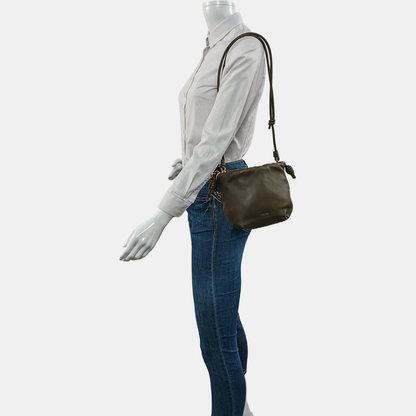 LOEWE Flamenco Green Lamb Skin Single Shoulder Bag Tote Bag Crossbody Bag Golden Hardware 2 Removable Straps-(SKU)-966786870