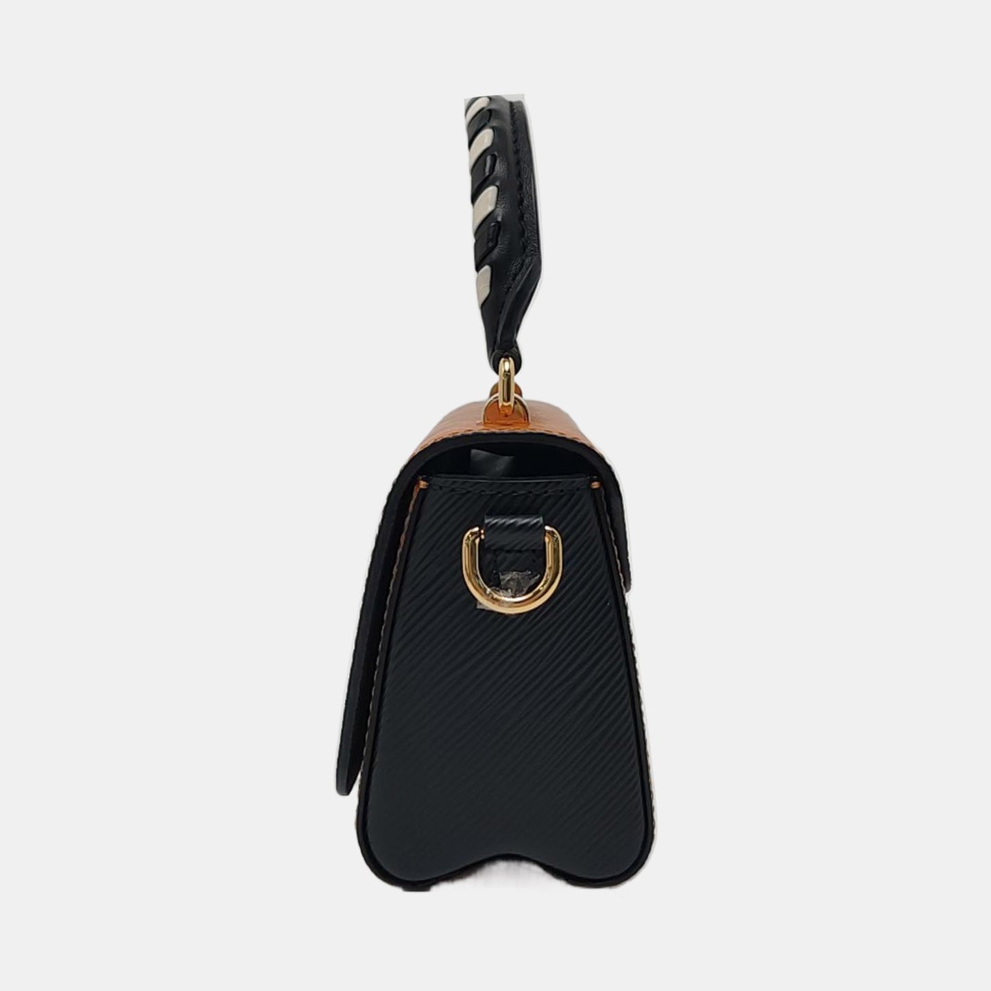 LOUIS VUITTON TWIST Mini Khaki EPI Leather Water Ripple Shoulder Bag Handbag Crossbody Bag Golden Hardware-(SKU)-966729031