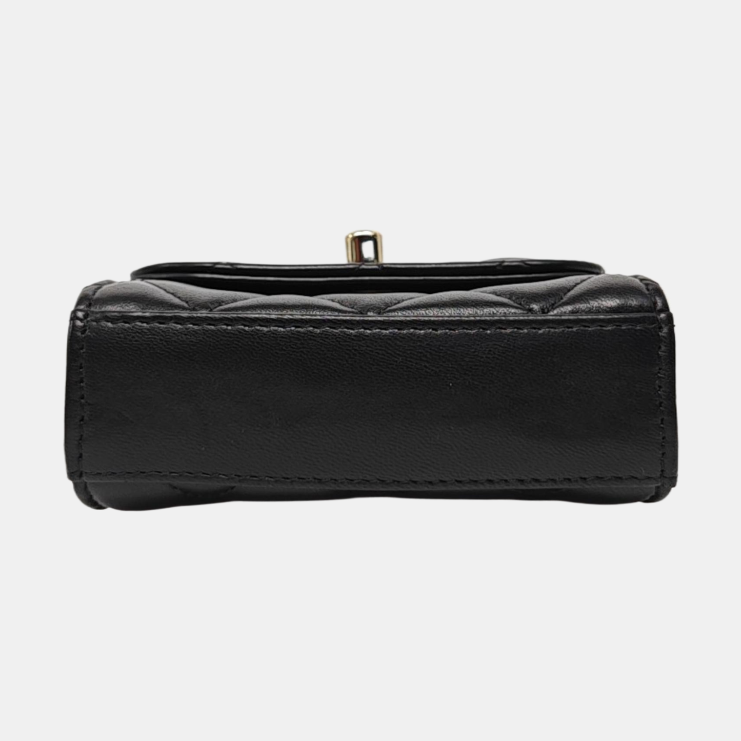 CHANEL TRENDY CC Black Lamb Skin Quilted Single Shoulder Bag Crossbody Bag Golden Hardware-(SKU)-967363418