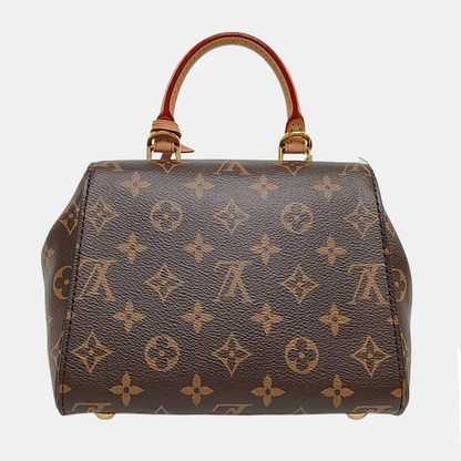 LOUIS VUITTON CLUNY Small Brown Monogram Canvas Shoulder Bag with Shoulder Strap, Gold Hardware, Detachable Strap-(SKU)-967532132