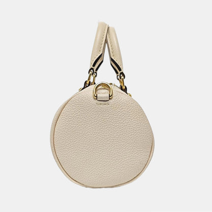LOUIS VUITTON PAPILLON BB Beige Calfskin Monogram Papillon Single Shoulder Bag Handbag Sling Bag Gold Hardware Removable Strap-(SKU)-968328676