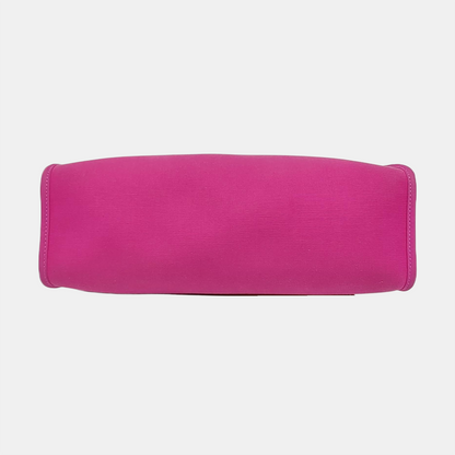 HERMÈS Herbag 31 Magnolia Pink Canvas Shoulder Bag, Tote, and Crossbody with Silver Hardware Z, Detachable Strap-(SKU)-968659072