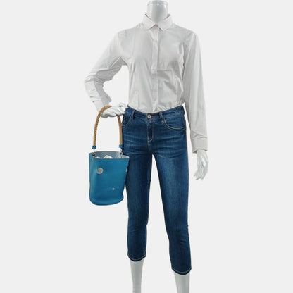 HERMÈS Mongeoire Tanzanian Blue Clemence Leather Crossbody Shoulder Bag Handbag Hardware 🄺-(SKU)-969328641