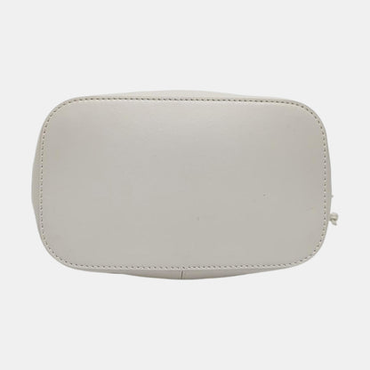 DIOR Jolie White Calfskin Matelassé Shoulder Bag Crossbody Bag Handbag Golden Black Hardware Removable Strap Complete Accessories-(SKU)-969151784