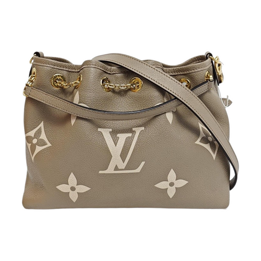 LOUIS VUITTON BUNDLE Elephant Grey Calfskin Monogram Crossbody Bag, Handle Bag, Shoulder Bag with Detachable Strap, Golden Hardware, Pouch Detachable-(SKU)-969173040