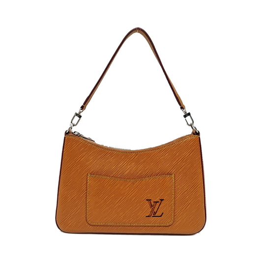 LOUIS VUITTON MARELLE Orange EPI Leather Monogram Water Wave Crossbody Bag Tote Detachable Strap-(SKU)-969600239