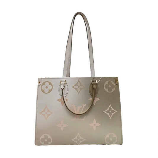 LOUIS VUITTON ONTHEGO Medium Multicolor Coated Canvas Monogram Jungle Bag Shoulder Bag Handbag Gold Hardware-(SKU)-969446972