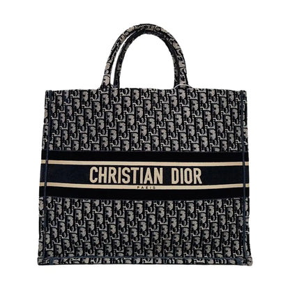 DIOR Book Tote Large Multicolor Velvet Monogram Embroidered Tote and Shoulder Bag-(SKU)-970218460